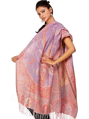 Orchid Mist Jamawar Shawl