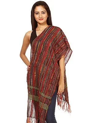 Multi-Color Reversible Woven Scarf
