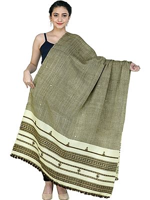 Shawl from Kutch with Embroidered Mirrors