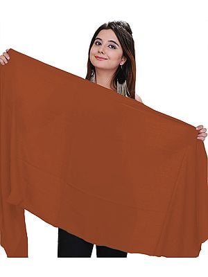 Plain Cashmere Stole from Nepal