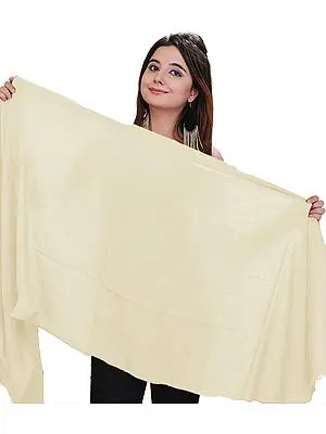 Plain Cashmere Stole from Nepal