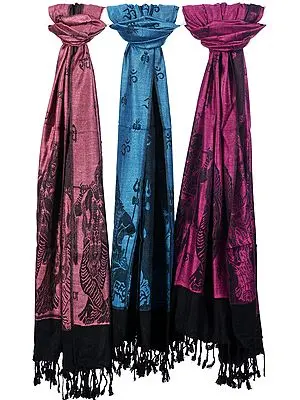 Lot of Three Reversible Prayer Stoles