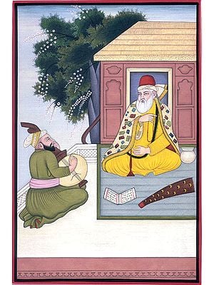 Guru Nanak Dev with Bhai Mardana Singing