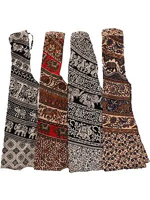 Lot of Four Printed Palazzo Pants from Pilkhuwa