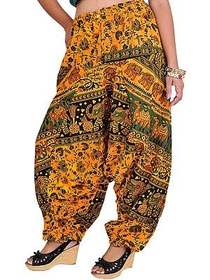 Printed Harem Trousers from Pilkhuwa