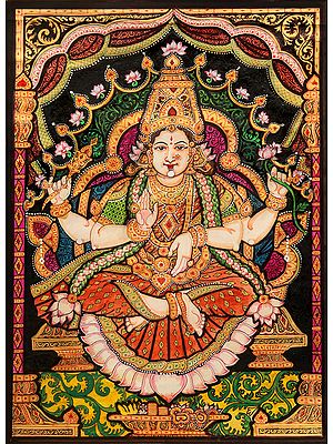 A Fine Portrait of Goddess Lakshmi