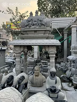 104" Beautiful Gajalakshmi Granite Temple | Made In South India
