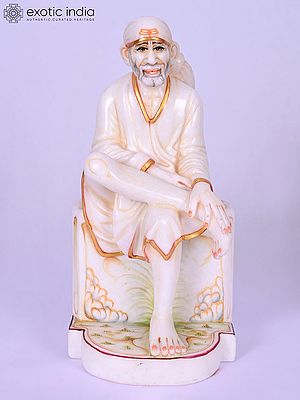 12" Sai Baba Marble Statue