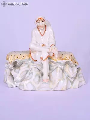 Sai Baba - The Great Sufi Saint Marble Statue (12 Inch)