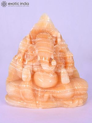 6" Lord Ganesha | Gemstone Statue | Handmade Indian Art