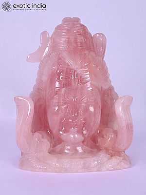7" Lord Shiva Bust | Gemstone Statue | Handmade Indian Art