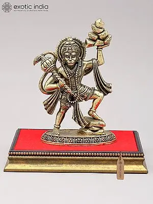 Superfine Hanuman With Wood Base