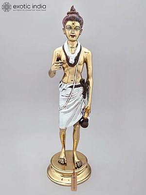 Bhagawan Swaminarayan Brass Statue - Shri Neelkanth Varni, 25 Inches