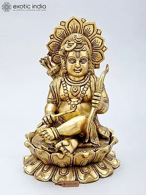 9" Brass Statue of Shri Ramlala
