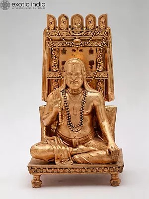 5" Shri Raghavendra Swami Bronze Sculpture