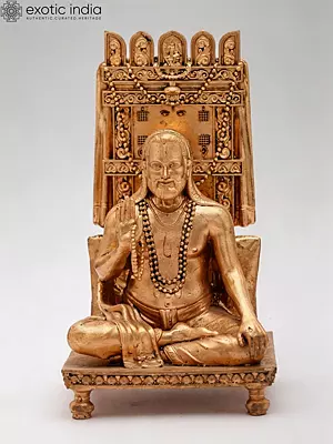 5" Shri Raghavendra Swami Bronze Sculpture