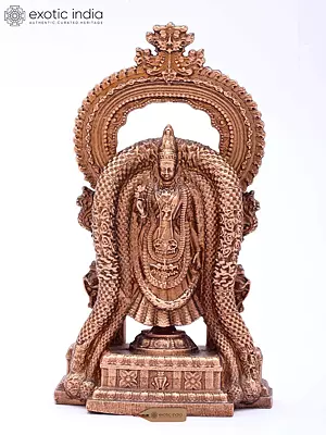 Bronze Statue: 3'' Goddess Unnamlai Amman