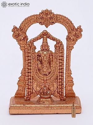 3" Lord Venkateshwara as Balaji Superfine Bronze Statue