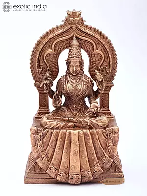 5" Goddess Sharadamba of Sringeri Superfine Bronze Statue