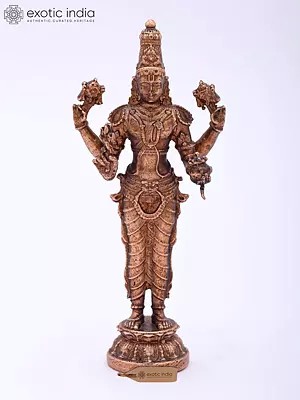 3" Lord Dhanvantri Bronze Statue