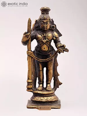 Udupi Krishna Copper Idol - 3 Inch Divine Sculpture