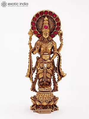 2" Lord Dhanvantari Statue - The Physician of The Devas | Silver Finish