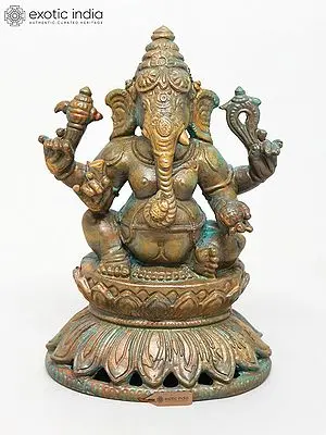 Small Bronze Ganesha Statue