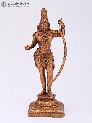 Superfine Bronze Sculpture of Standing Lord Rama | 7 Inch
