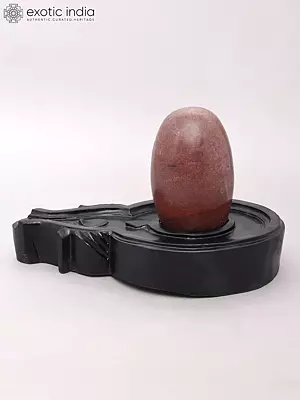 18" Narmadeshwara Shiva Lingam