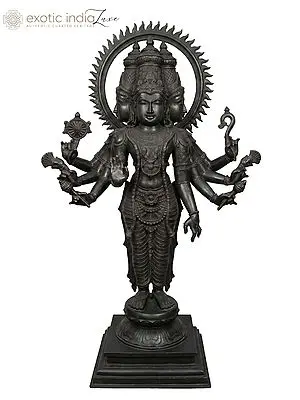 Large Lord Surya Narayan Bronze Sculpture
