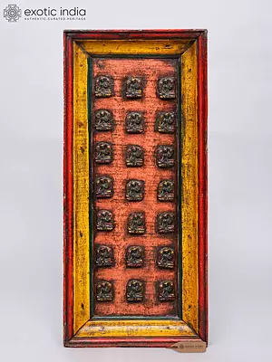 Carved Buddha Panel for Wall Hanging | Wood Art