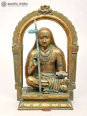 15" Adi Guru Shankaracharya | Handcrafted Bronze Statue