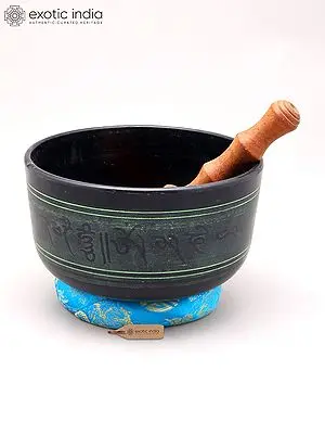 Tibetan Singing Bowl (8") | Authentic Sound for Meditation and Healing