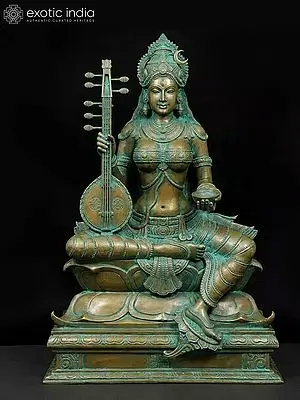 18" Goddess Matangi Bronze Statue