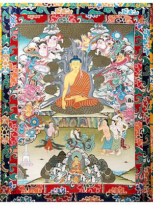 Temptation of Buddha by Mara (Tibetan Buddhist)