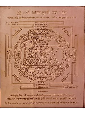Shri Bagalamukhi Yantra (For Relief from Evil Powers and Removal of Fears)