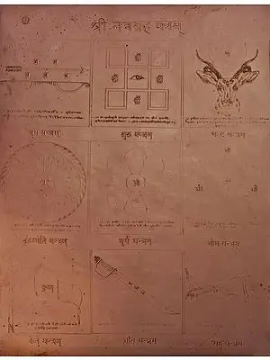 Shri Navagraha Yantram (Yantra for Protection against Ill-effects of Nine Planet  )