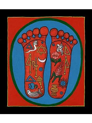 The Lotus Footprints of Lord Nityananda
