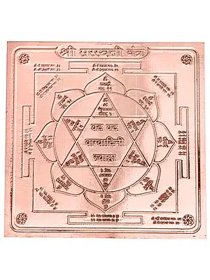 Shri Saraswati Yantra - the Bestower of Wisdom, Education, Intellect and Speech