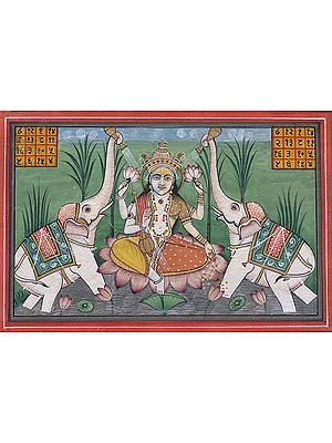 Lakshmi in Ardhapurusha Rupa (The Vaishnava Ardhanarishvara Form)