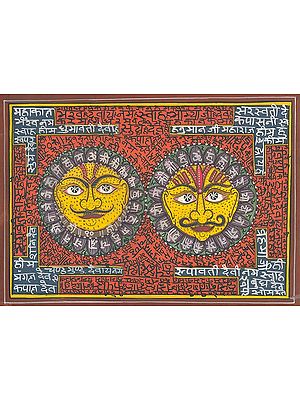 Tantric Diagrams with Sacred Mantras