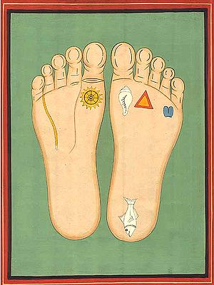 The Lotus Footprints of Srila Advaita Acarya