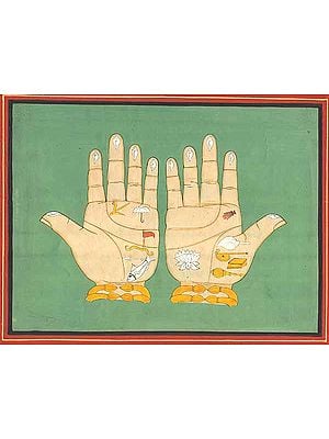 The Lotus Handprints of Sri Nityananda Prabhu