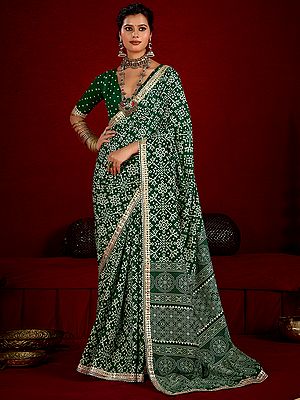 Velvet Tussar Silk Saree With Boutique Printed Design And Exquisite Lace Border Ideal For Festive Party And Wedding