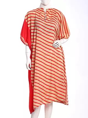 Assorted Vintage Short Kaftan with Printed Motifs from Jodhpur