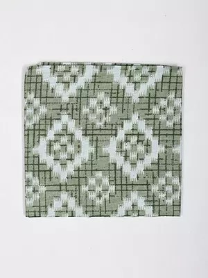 Ikat Pattern Cotton Rumal (Handkerchief)