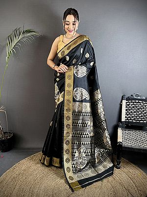 Banarasi Saree In Soft Silk With Paisley Design Traditional Designer Ethnic Festive Wedding Party Wear Saree For Women