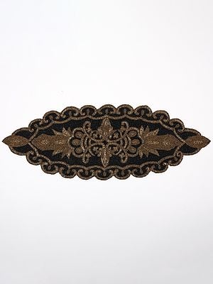 Designer Glass Beads Embroidered Table Runner