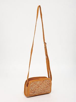 Lot of Three Pure Cotton Printed Small Sling Bags from Dehradun