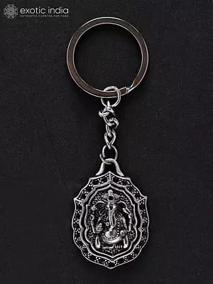 Chaturbhuja Ganesha Keychain